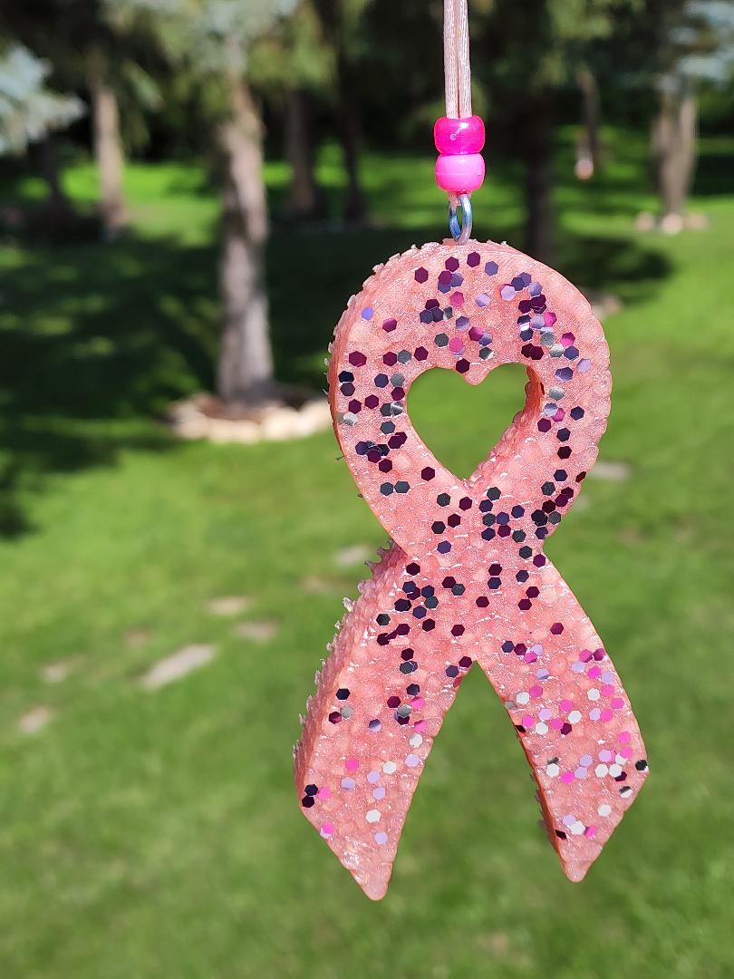 Awareness Ribbon with Glitter